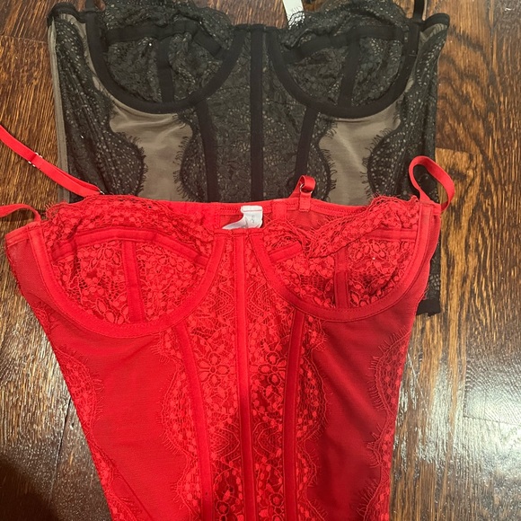 Urban Outfitters Tops - Red and Black Corset Tops